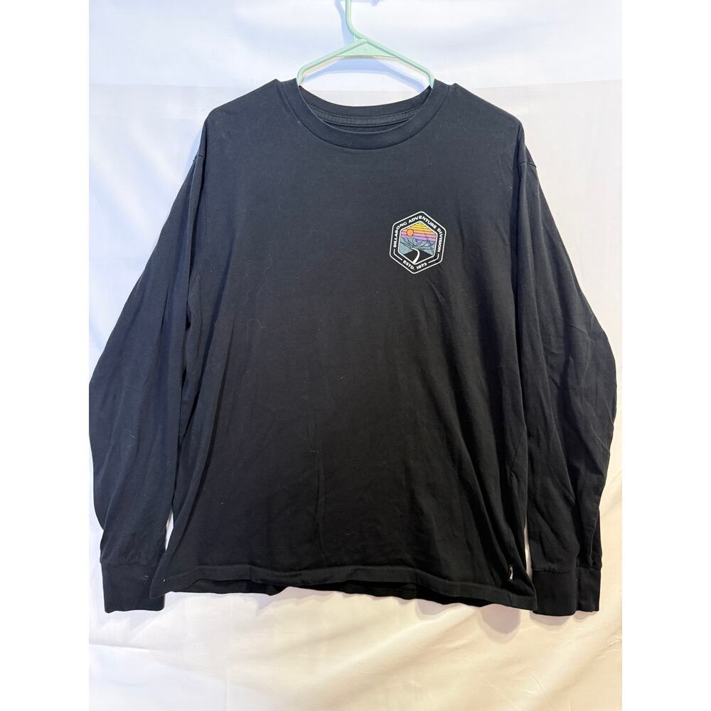 Billabong Adventure Division Long Sleeve Graphic Tee Black XL Organic